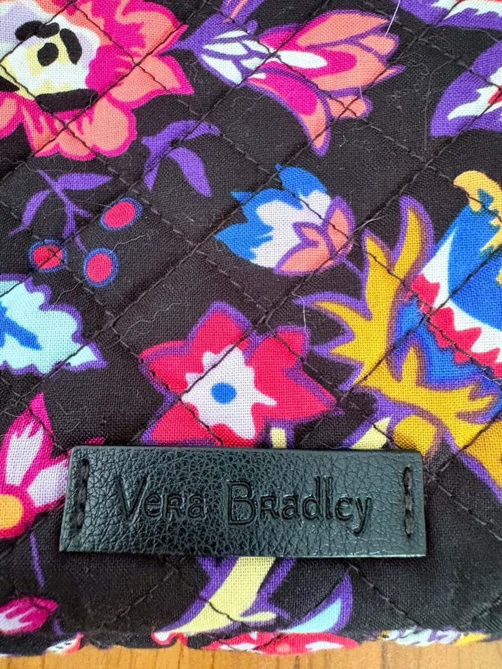 Vera Bradley Quilted Floral Laptop Sleeve Case 15x10
